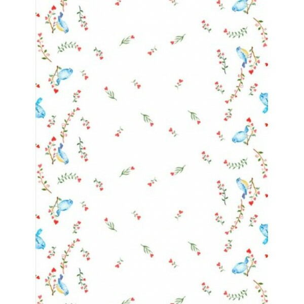 COLEÇÃO PÕE NA MESA - SARJA EST. DIGITAL HIDRORREPELENTE - PASSAROS