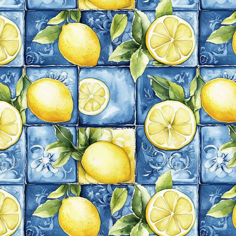 AG26 - TRICOL. COLEÇÃO LEMON - LIMÃO PATCHWORK - 100% ALGODÃO A6685-001