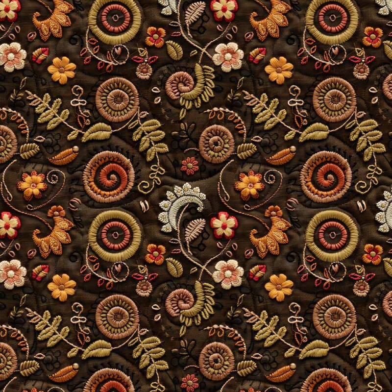 JL26 - TRICOL. COLEÇÃO FOXY - FLORAL GEOMETRICO - 100% ALGODÃO A5305-001