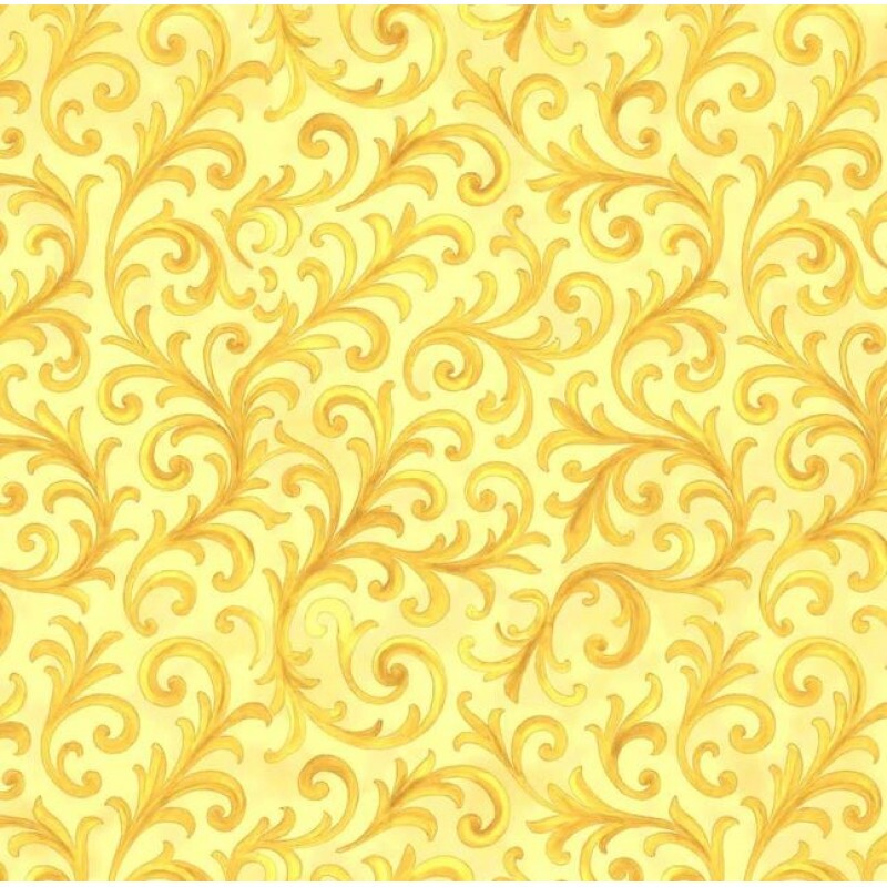 JL26 - TRICOL. COLEÇÃO ITALIAN TILE - TEXTURA AMARELA - 100% ALGODÃO A6679-001