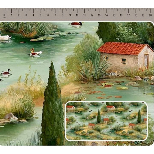 JN26 - TRICOL. COLEÇÃO CAMPESTRE - PATOS - 100% ALGODÃO A4367-001