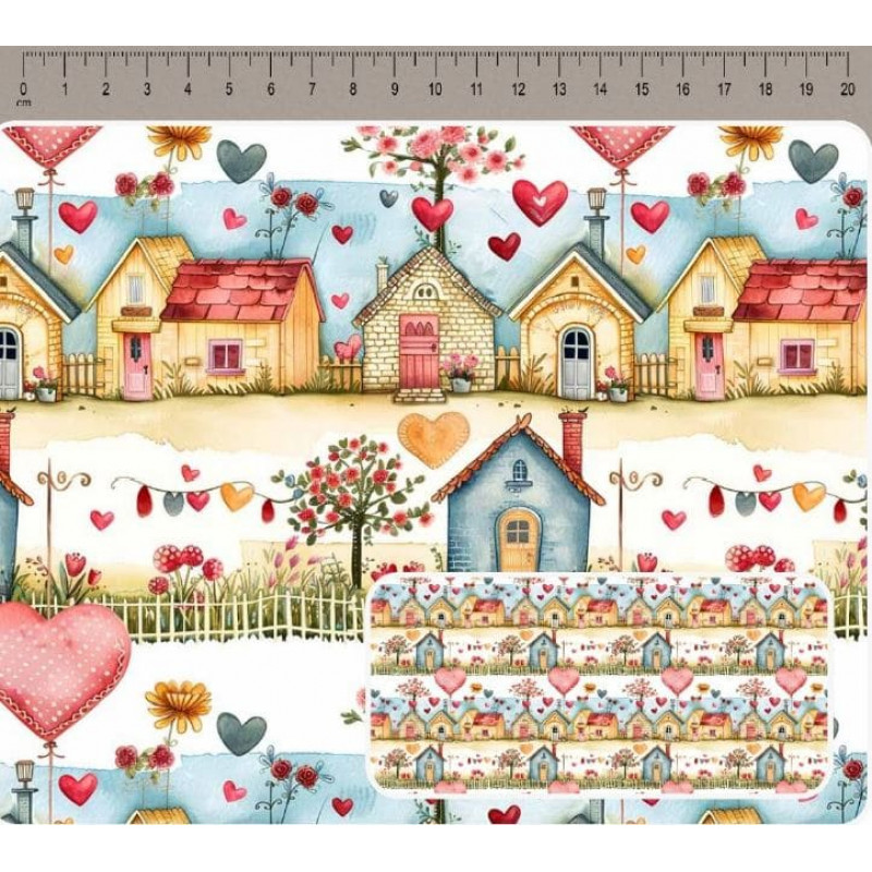 JN26 - TRICOL. COLEÇÃO HAPPINESS - CASINHAS - 100% ALGODÃO A4699-001