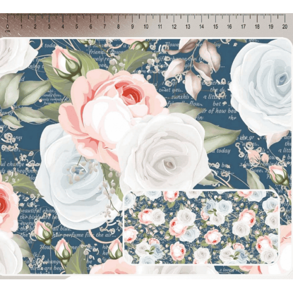 TRICOL. COLEÇÃO IVANA MADI - FLORAL ROMANCE - 100% ALGODÃO