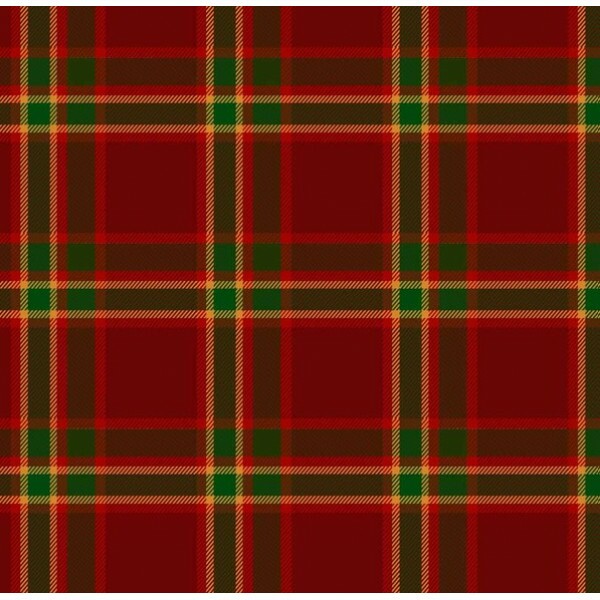 MI26 - TRICOL. COLEÇÃO XADREZ TARTAN - XADREZ VERMELHO COM FRISOS VERDES