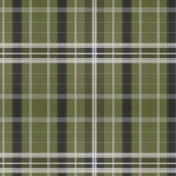 MI26 - TRICOL. COLEÇÃO XADREZ TARTAN - XADREZ VERDE OLIVA