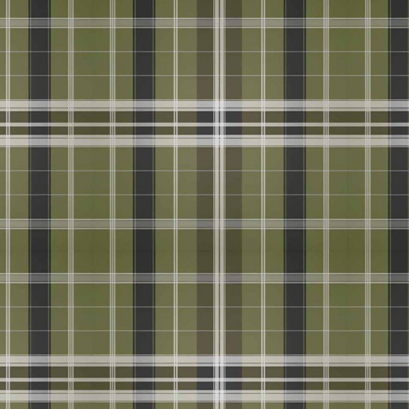 MI26 - TRICOL. COLEÇÃO XADREZ TARTAN - XADREZ VERDE OLIVA