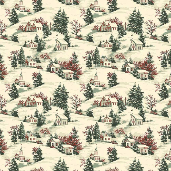 NT26 - TRICOL. COLEÇÃO NATAL MINI - CASINHAS - 100% ALGODÃO A4451-001