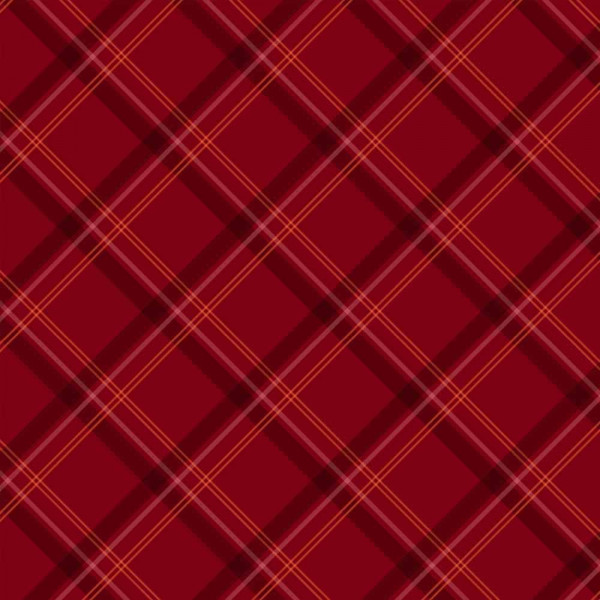 NT26 - TRICOL. COLEÇÃO JOGO AMERICANO NATAL - XADREZ COMPOSE VERMELHO - 100% ALGODÃO A4348-001