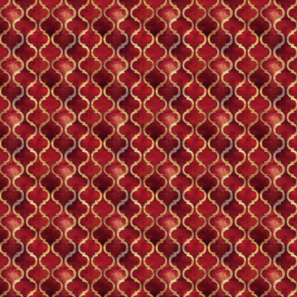 NT26 - TRICOL. COLEÇÃO NATAL CALICOS - ARABESCO - 100% ALGODÃO A4465-001