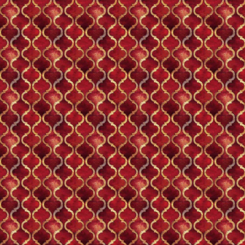 NT26 - TRICOL. COLEÇÃO NATAL CALICOS - ARABESCO - 100% ALGODÃO A4465-001