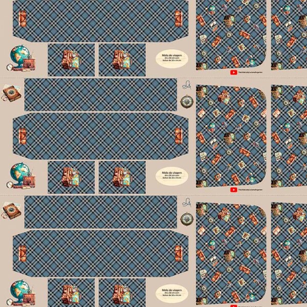 COLEÇÃO LUCIANA ANGARTEN - TRIC.DIGITAL - KIT MALA