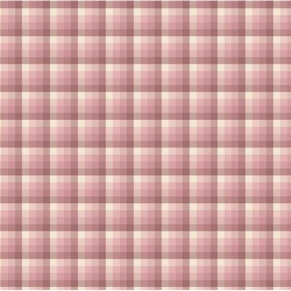 NV25 - TRICOL. COLEÇÃO XADREZES - XADREZ ROSE - 100% ALGODÃO