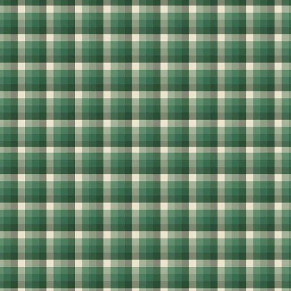 NV25 - TRICOL. COLEÇÃO XADREZES - XADREZ VERDE ESMERALDA - 100% ALGODÃO