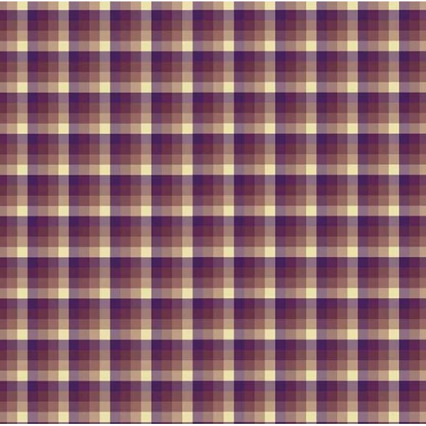 NV25 - TRICOL. COLEÇÃO XADREZES - XADREZ ROXO - 100% ALGODÃO