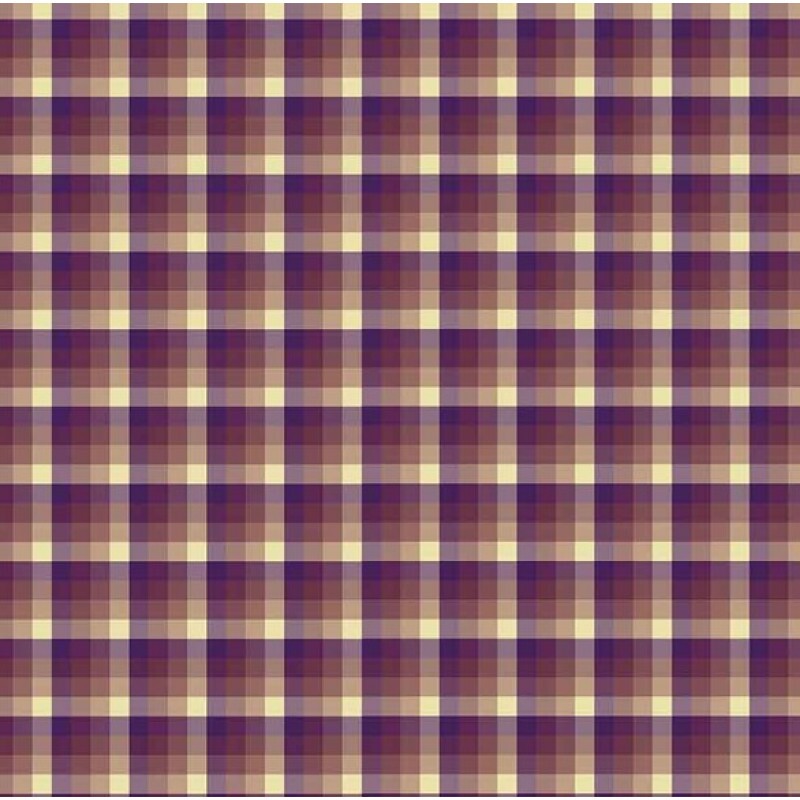 NV25 - TRICOL. COLEÇÃO XADREZES - XADREZ ROXO - 100% ALGODÃO