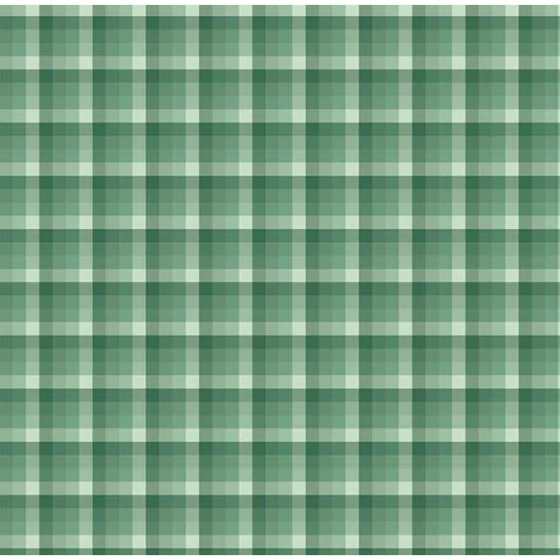 NV25 - TRICOL. COLEÇÃO XADREZES - XADREZ VERDE CANA - 100% ALGODÃO