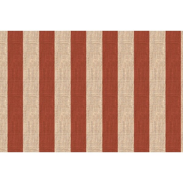 NV25 - SARJA DIGITAL HIDRORREPELENTE - COLEÇÃO LINHO LISTRADO - TERRACOTA 100% ALGODÃO 04604-001