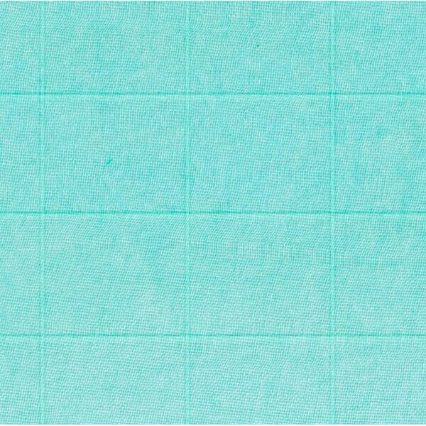 FRALDA QUADRICULADO GRANDE 9 X 9 - CARE LISA - VERDE AGUA - ( 5070 - FLOW SUAVE ) - JH4 - C