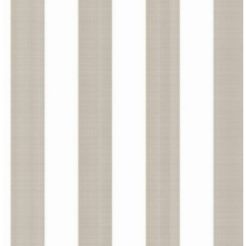 TRICOLINE FIO TINTO LISTRADO 2 CM BEGE ESCURO - 100% ALGODÃO