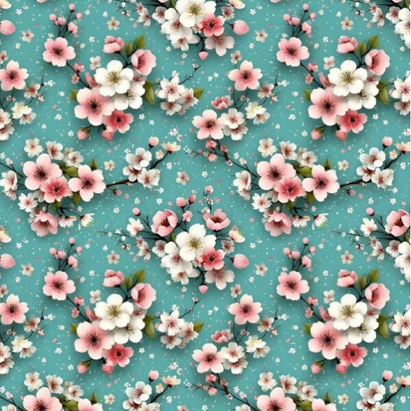 JA26 - TRICOL. CLUBE MAIS CRIATIVO - COLEÇÃO CUTE KOKESHI - FLOR DE CEREJEIRA - 100% ALGODÃO - 05757/001