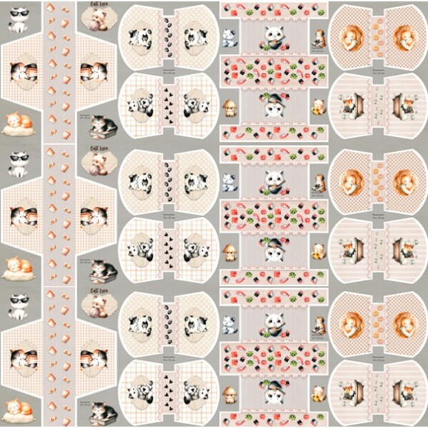 COLEÇÃO PUPPIES - TRIC. EST. DIGITAL - PAINEL CATS ( 1,50m x 50cm ) - C