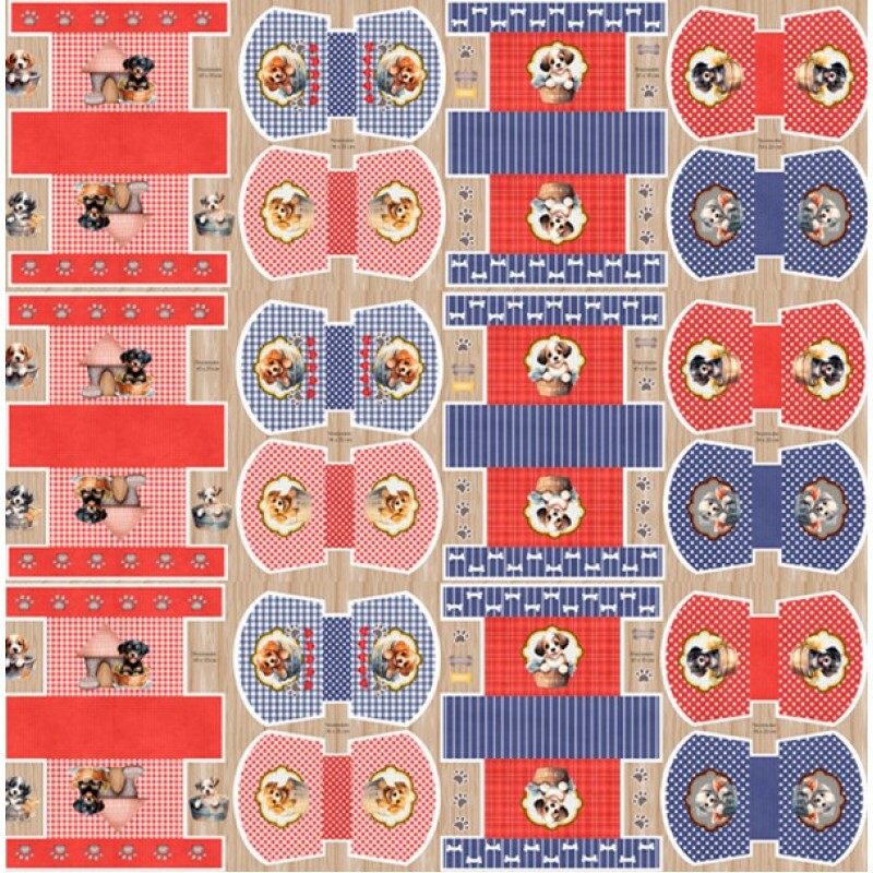COLEÇÃO PUPPIES - TRIC. EST. DIGITAL - PAINEL DOGS - ( 1,50m x 50cm ) - C