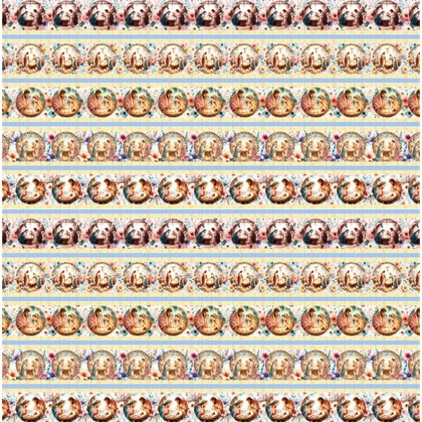 TRICOL. COLEÇÃO BARRADOS - SAGRADA FAMILIA - 100% ALGODÃO - 93771/001