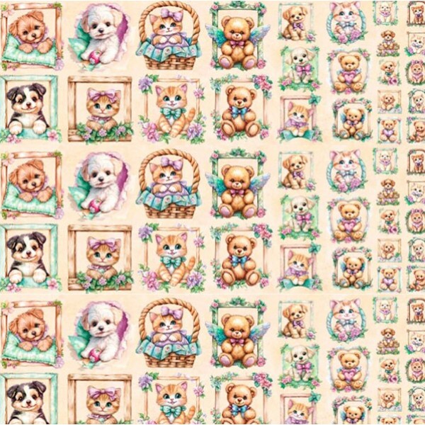 COLEÇÃO PAINEIS - TRIC EST DIGITAL - LARG 1,50 -PAINEL BICHINHOS