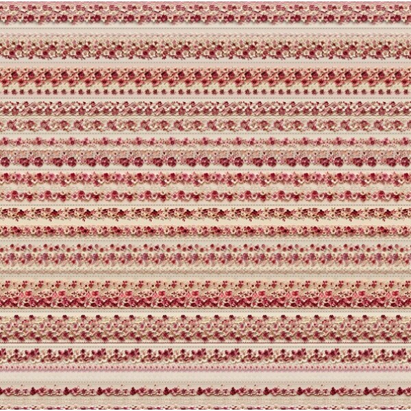 COLEÇÃO BARRADO CMC 4  - TRIC. EST. DIGITAL - BARRADO FLORES VINHO - 91954-001