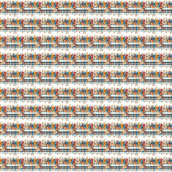 TRICOL. CLUBE MAIS CRIATIVO - COLEÇÃO FLORISTA - BARRADO - 100% ALGODÃO  96845/001