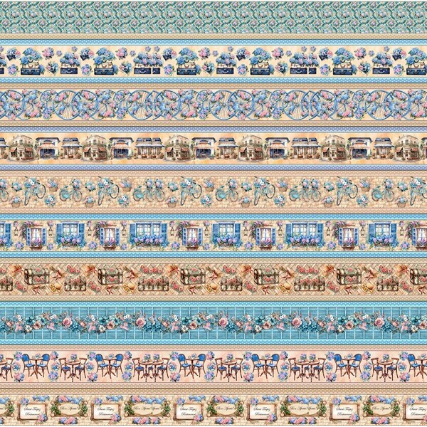 COL/ DIGITAL- SAINT TROPEZ  BY JOANA BORGA -TRIC. EST. BARRADOS DE FAIXAS - ( 84217 VAR,01) - C