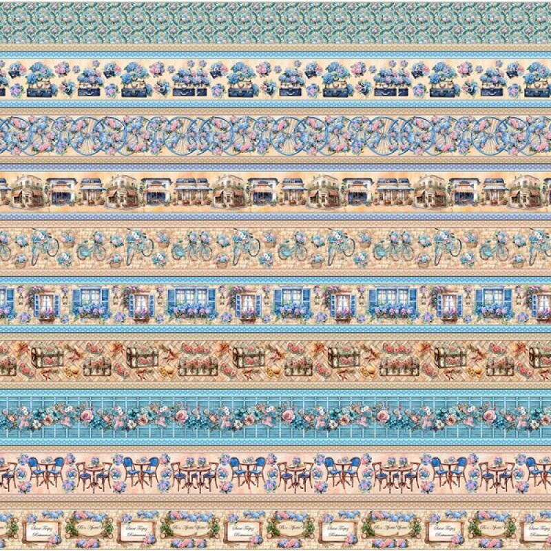 COL/ DIGITAL- SAINT TROPEZ  BY JOANA BORGA -TRIC. EST. BARRADOS DE FAIXAS - ( 84217 VAR,01) - C