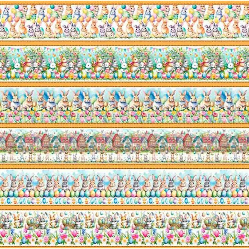 DZ25 - TRICOL. COLEÇÃO PASCOA 2026 - BARRADO AQUARELADO - 100% ALGODÃO 04162-001