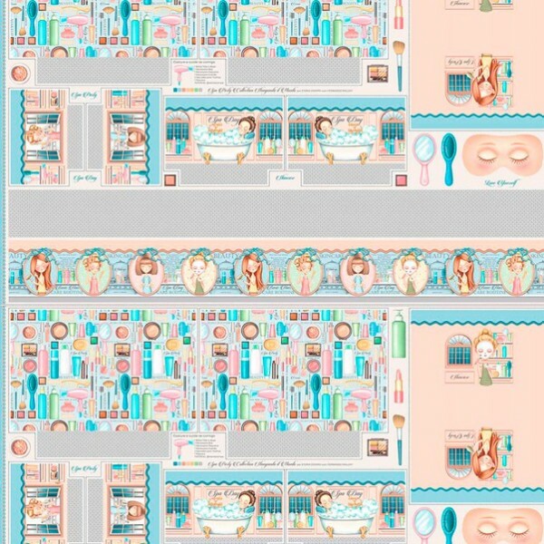 COLEÇÃO SPA PARTY POR STORIA STAMPA - TRIC. DIGITAL - PAINEL SPA PARTY - 91174-001