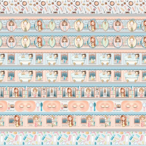 COLEÇÃO SPA PARTY POR STORIA STAMPA - TRIC. DIGITAL - BARRADO DE FAIXAS - 91175-01