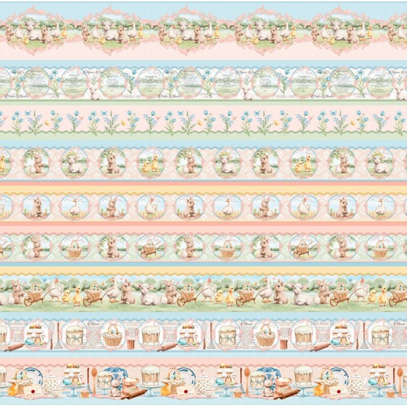 COLEÇÃO FELIZ PASCOA STORIA STAMPA - TRIC. EST. DIGITAL BARRADO - 91891-01