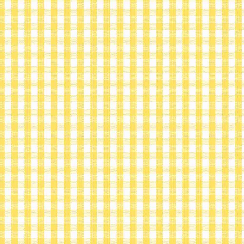 TRICOLINE FIO TINTO XADREZ VICHY 8XM - AMARELO