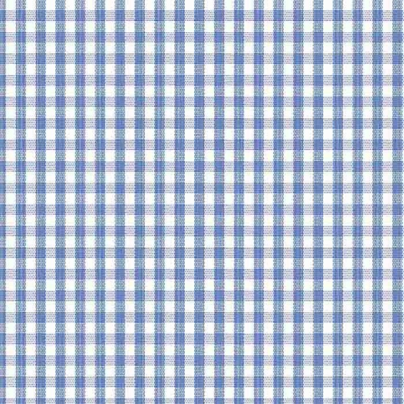 TRICOLINE FIO TINTO XADREZ VICHY 8XM - AZUL MEDIO