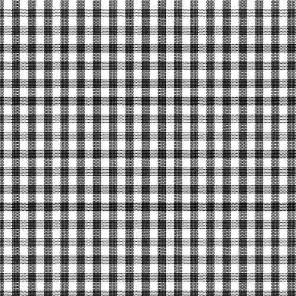 TRICOLINE FIO TINTO XADREZ VICHY 8XM - PRETO