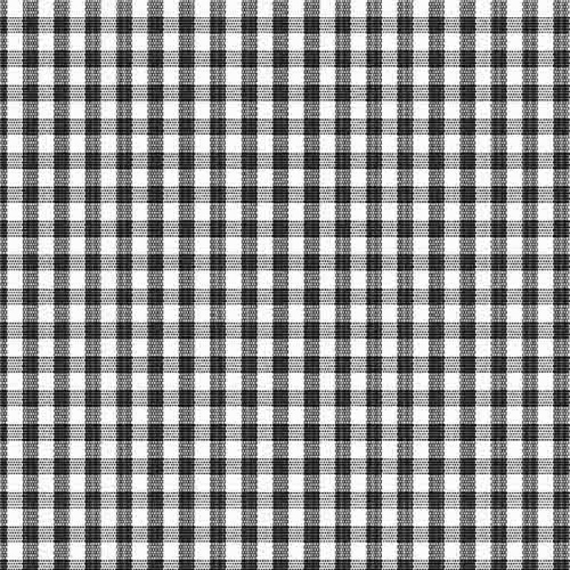 TRICOLINE FIO TINTO XADREZ VICHY 8XM - PRETO