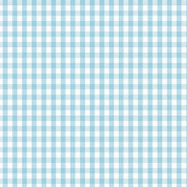 TRICOLINE FIO TINTO XADREZ VICHY 8XM - AZUL PISCINA