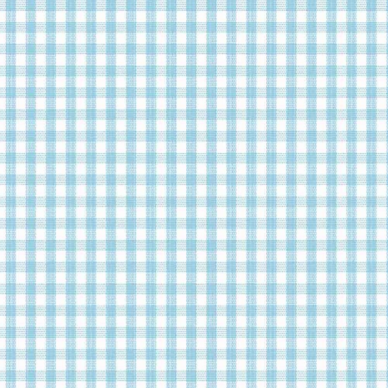 TRICOLINE FIO TINTO XADREZ VICHY 8XM - AZUL PISCINA