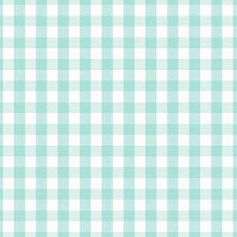 TRICOLINE FIO TINTO XADREZ VICHY 9XM - VERDE ACQUA