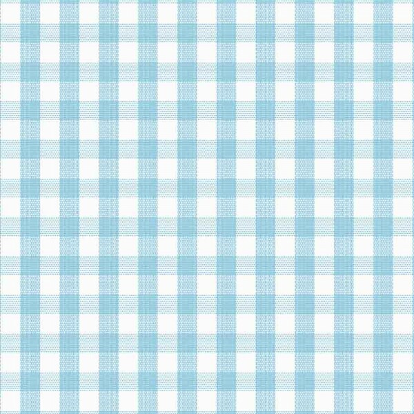 TRICOLINE FIO TINTO XADREZ VICHY 9XM - AZUL PISCINA