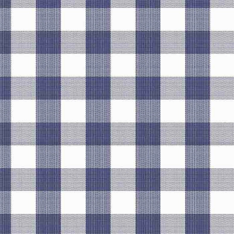 TRICOLINE FIO TINTO XADREZ MEDIO - MARINHO NOITE