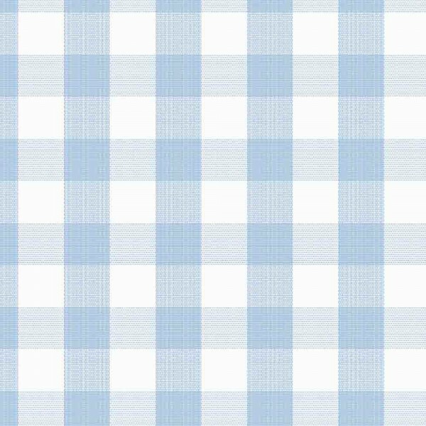 TRICOLINE FIO TINTO XADREZ MEDIO - AZUL BEBE