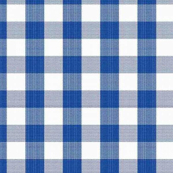 TRICOLINE FIO TINTO XADREZ MEDIO - AZUL ROYAL