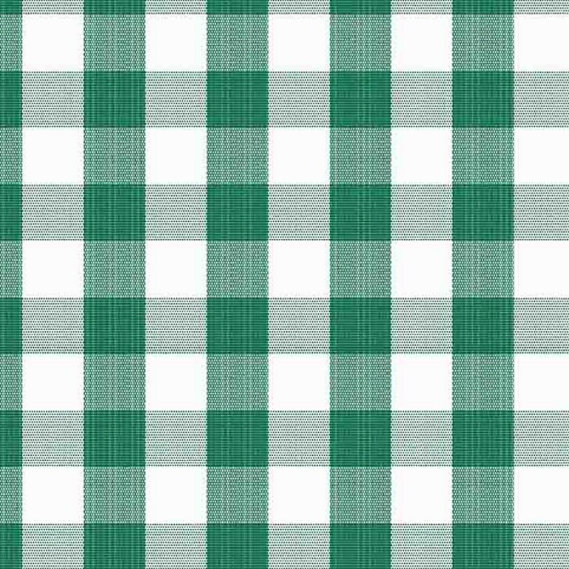 TRICOLINE FIO TINTO XADREZ MEDIO - VERDE BANDEIRA