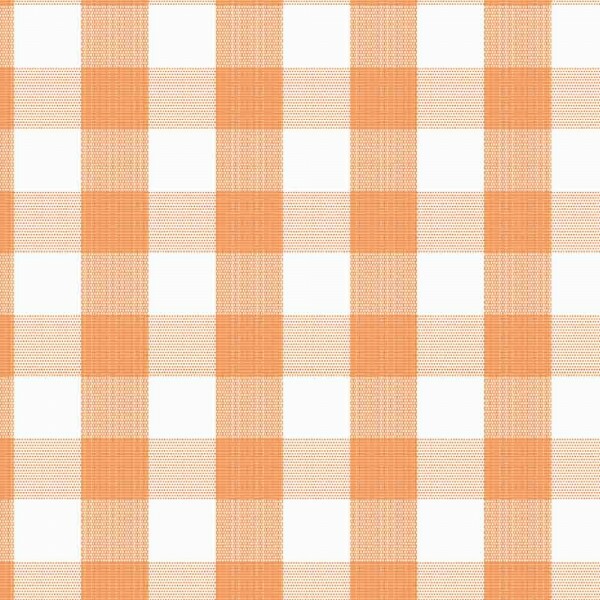 TRICOLINE FIO TINTO XADREZ MEDIO - LARANJA