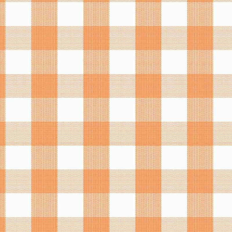 TRICOLINE FIO TINTO XADREZ MEDIO - LARANJA